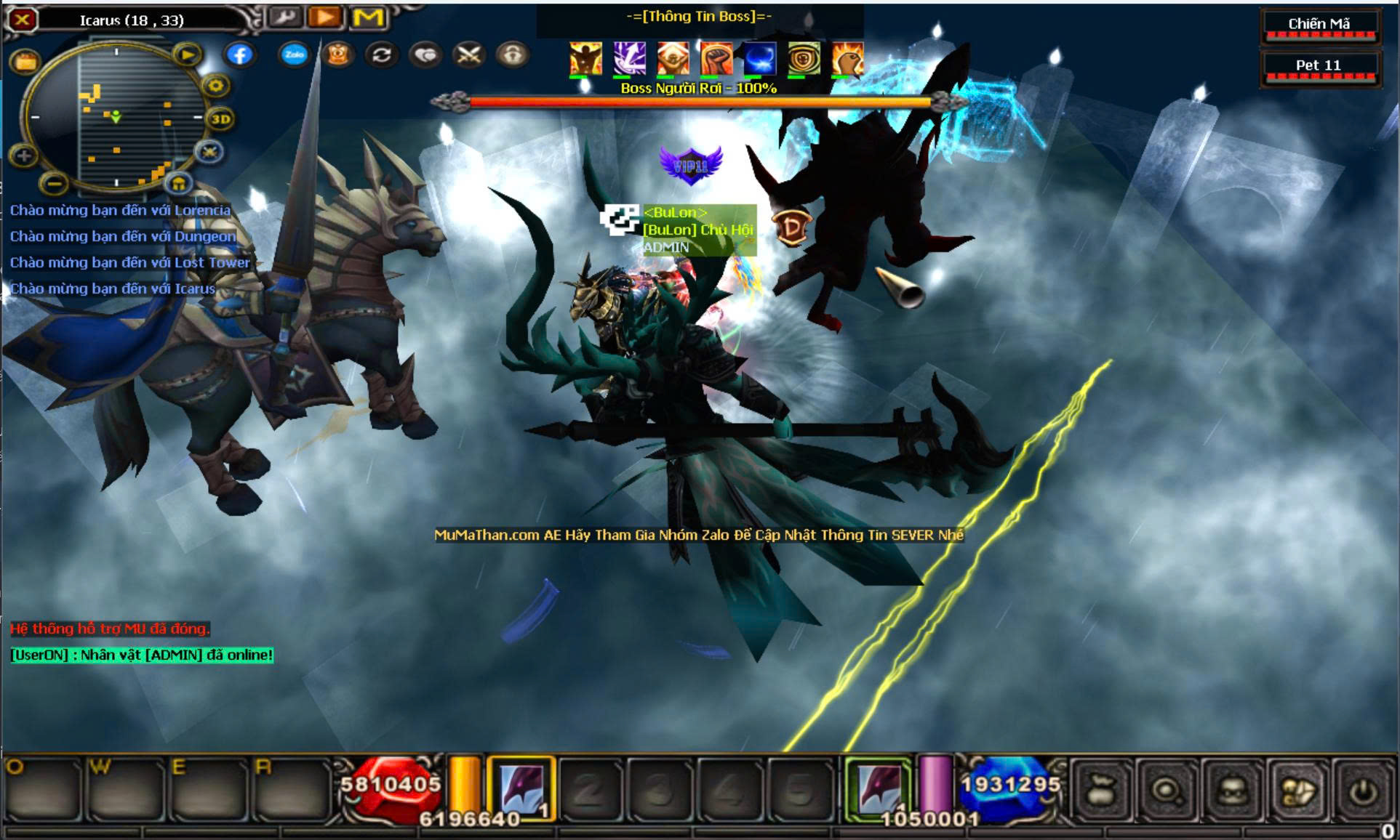 Đánh Boss Nhận Lộc